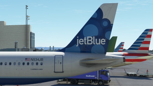 JetBlue Blueberries | Fenix Simulations A320 | AIRFRAME + CABIN thumbnail 14