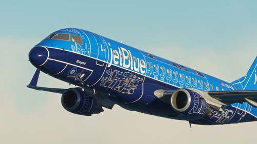 JetBlue "Blueprint" - FlightSim Studios E-175