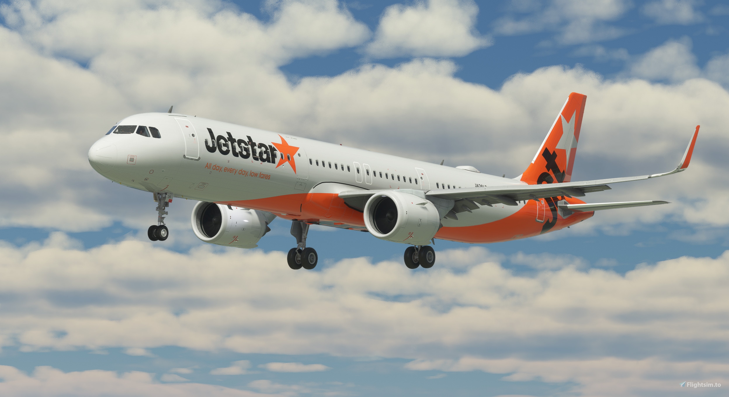 JetStar (Japan - JA26LR) - LatinVFR A321neo 对于Microsoft Flight 