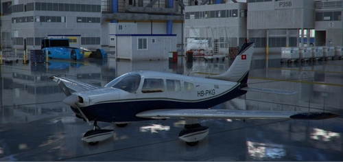 JF PA28 Warrior HB-PKG Motorfluggruppe Langenthal