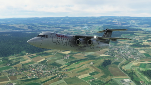 Just Flight BAe 146-300 Swiss Airlines Star Alliance | 4K | Discontinued