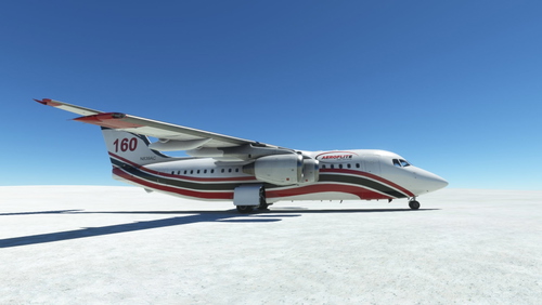 Just Flight BAe146 Aeroflite Tanker 160
