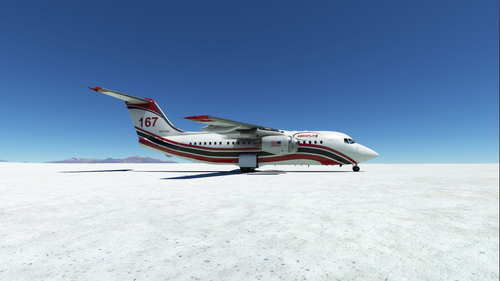 Just Flight BAe146 AeroFlite Tanker 167
