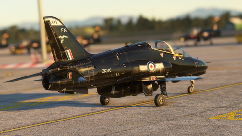Just Flight Hawk T1.A 25 Sqn Hawk T1 (fictional) Textures  