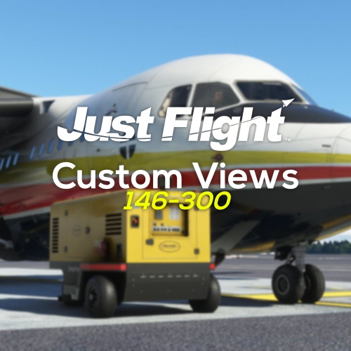 JustFlight 146-300 Custom View's (Passenger & Cockpit)