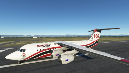 JustFlight BAe-146 - 200 Conair Tanker 166 NSW Rural Fire Service