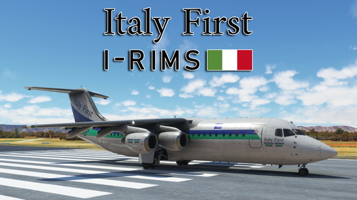 JustFlight BAe 146-300 Italy First "I-RIMS"