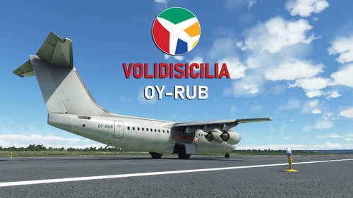 JustFlight BAe 146-300 VOLIDISICILIA "OY-RUB"