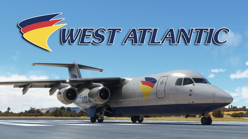 JustFlight BAe 146-300QT West Atlantic "G-JTJA" (Fictional)