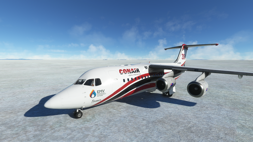 JustFlight BAe-146 Conair Tanker 391 Emergency Management Victoria Livery