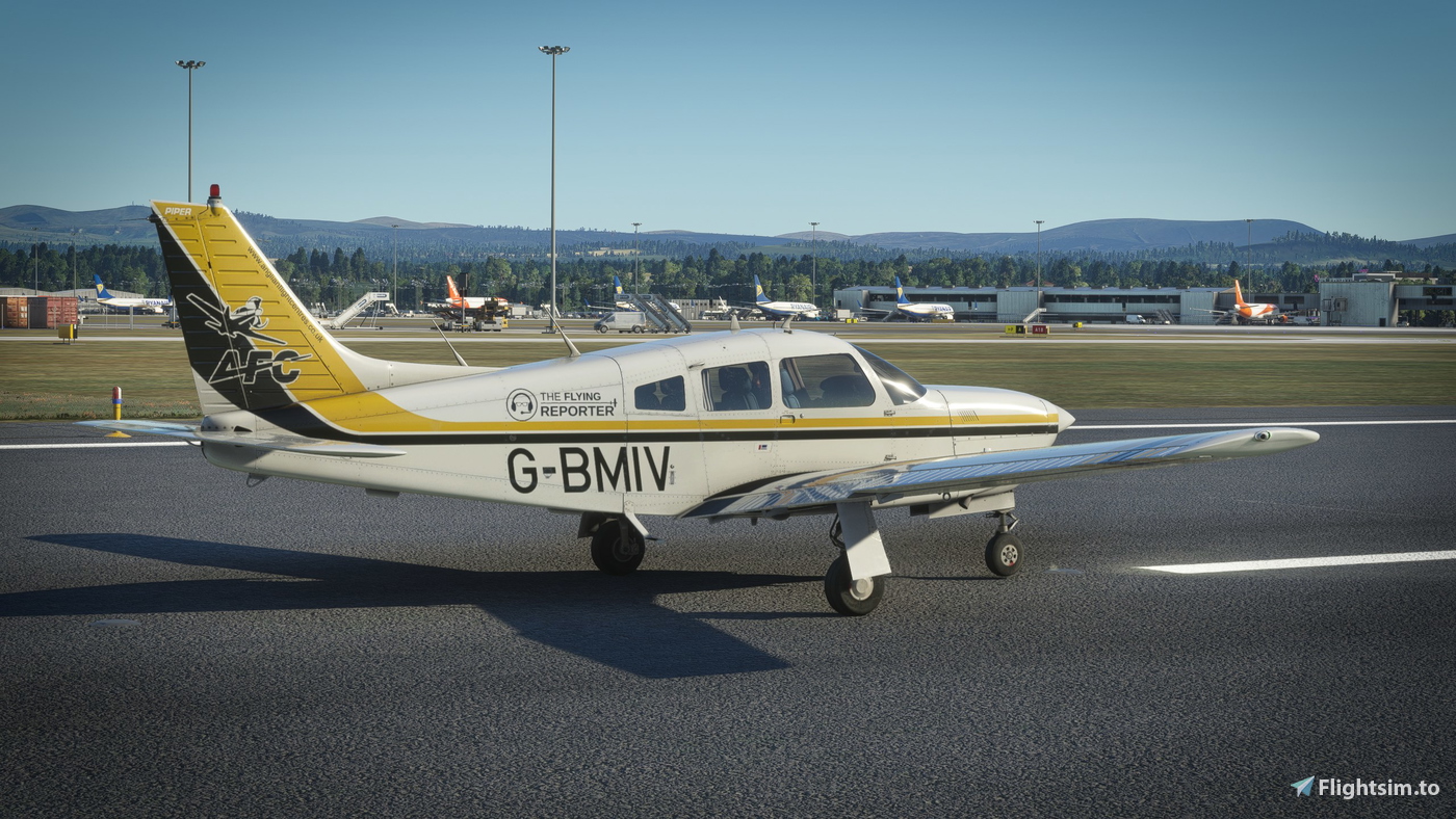 JustFlight Piper P28R Turbo Arrow III G-BMIV für Microsoft Flight ...