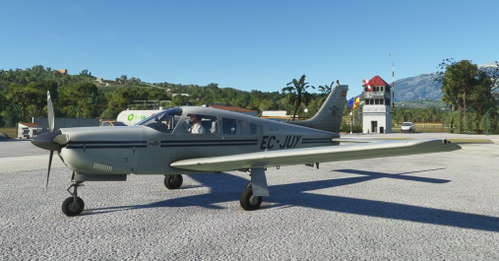 JustFlight Piper Warrior III - Real Aeroclub de Málaga (EC-JUY)