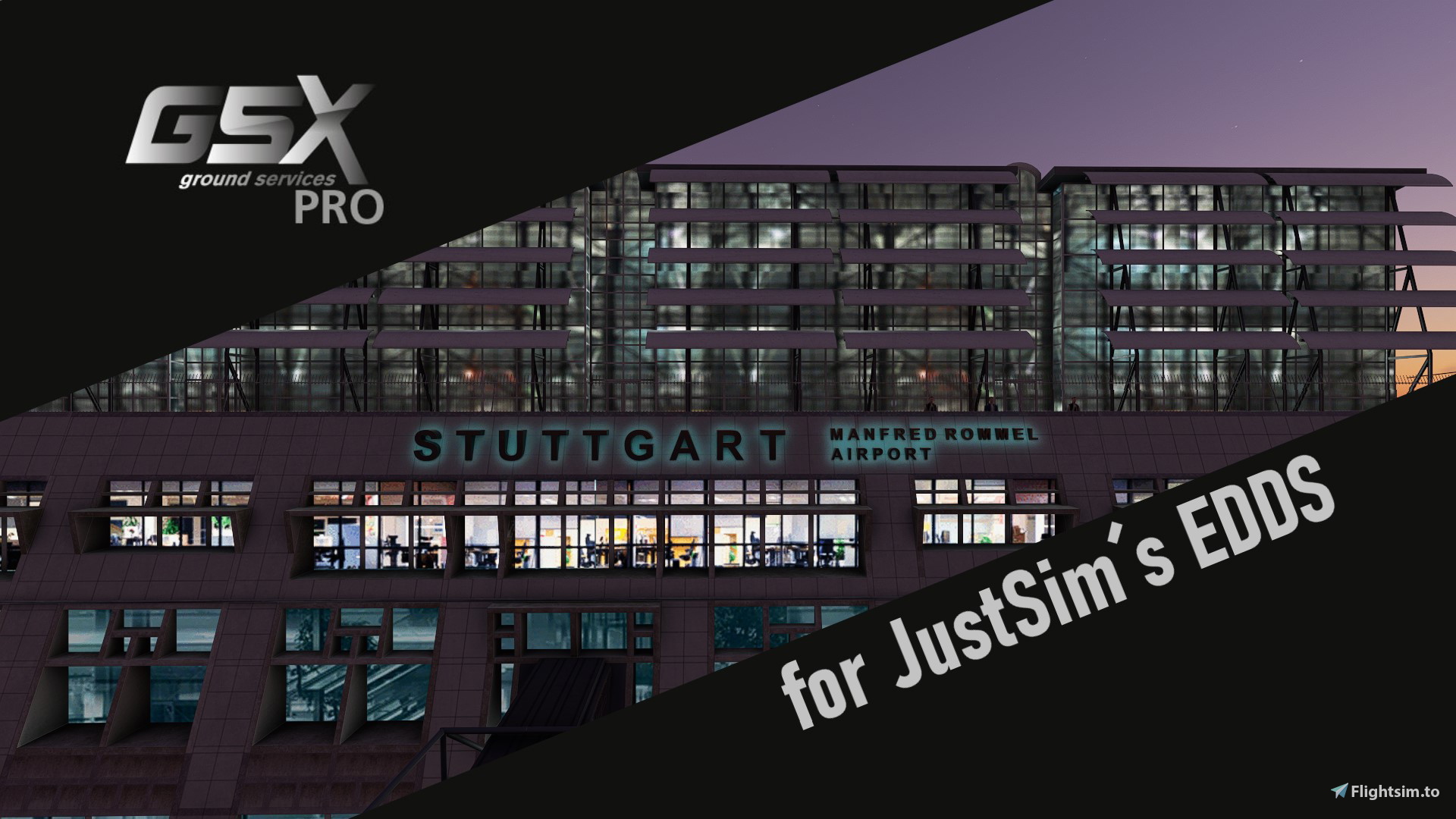 JustSim GSX Pro Profile -  EDDS Stuttgart "Manfred Rommel" with working VDGS - Image 1