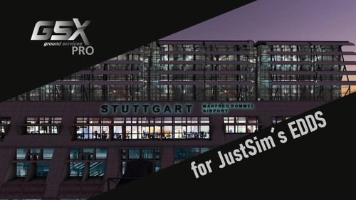 JustSim GSX Pro Profile -  EDDS Stuttgart "Manfred Rommel" with working VDGS