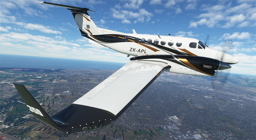 King Air 350i ZK-APL and Custom Reg