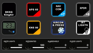 KingAir SteamGauge (Black Square) AAO Scripts & StreamDeck XL & PLUS Profile thumbnail 6