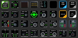 KingAir SteamGauge (Black Square) AAO Scripts & StreamDeck XL & PLUS Profile thumbnail 5