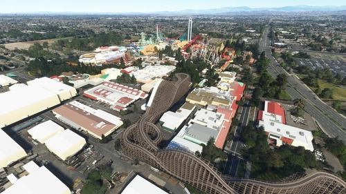Knott's Berry Farm theme park, Orange County, CA