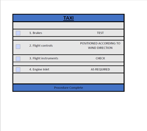 Kodiak 100 Checklist