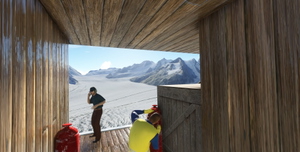 Konkordiahütte mit Treppe thumbnail 17