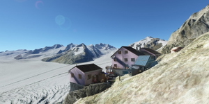 Konkordiahütte mit Treppe thumbnail 5