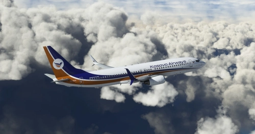 Kosovo Airways PMDG B737-800