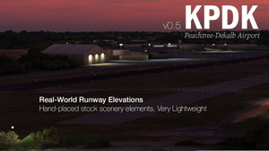 KPDK Peachtree-Dekalb County (Georgia, USA) Taxiway & Apron Updates & Realism Enhancements (SU12) thumbnail 3