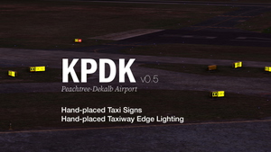KPDK Peachtree-Dekalb County (Georgia, USA) Taxiway & Apron Updates & Realism Enhancements (SU12) thumbnail 5