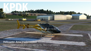 KPDK Peachtree-Dekalb County (Georgia, USA) Taxiway & Apron Updates & Realism Enhancements (SU12) thumbnail 6