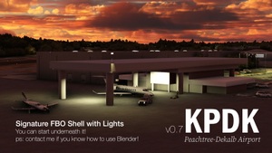 KPDK Peachtree-Dekalb County (Georgia, USA) Taxiway & Apron Updates & Realism Enhancements (SU12) thumbnail 2