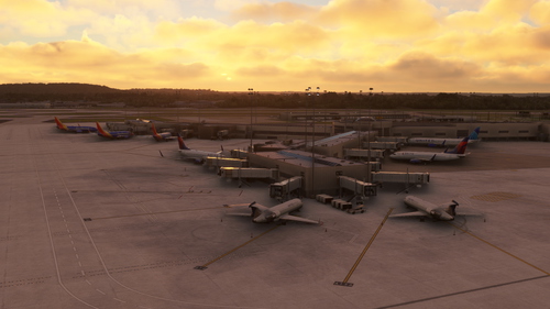 KSDF Static Aircraft