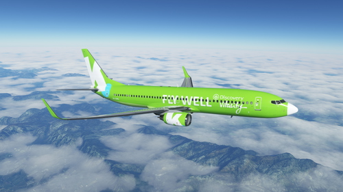 Kulula.com Boeing 737-800 PMDG BW ZS-ZWQ Discovery Vitality