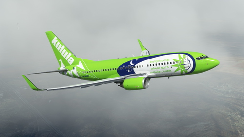 Kulula.com Daylight Savings Boeing 737-700 PMDG BW ZS-NNH