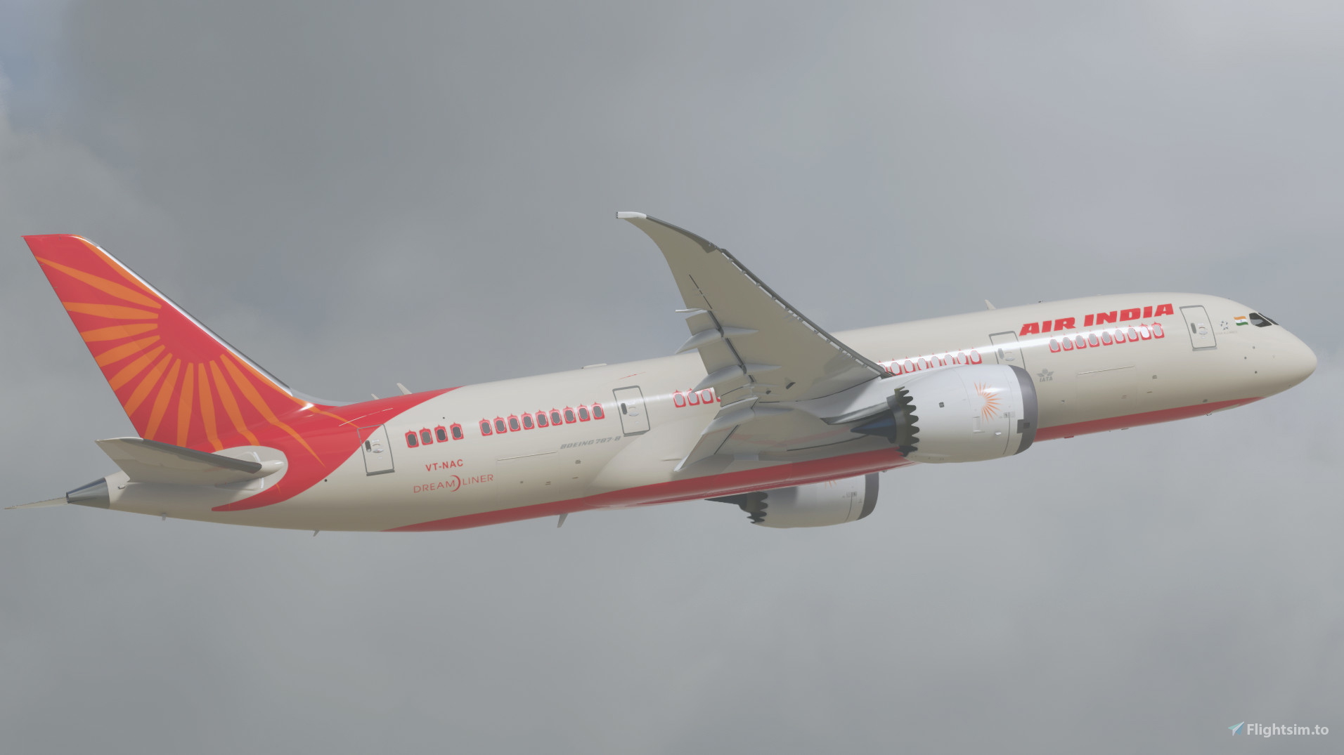 Kuro B787-8 [v2] Air India VT-NAC for Microsoft Flight