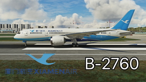Kuro B787-8 [v2] Xiamen Air 厦门航空 B-2760 8k thumbnail 2