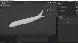 [v2] Kuro_B787-8 | Base Livery + Fuselage Blend file thumbnail 1
