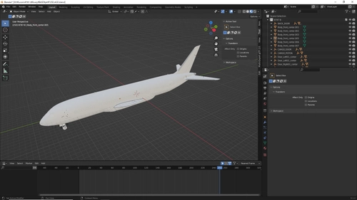 [v2] Kuro_B787-8 | Base Livery + Fuselage Blend file