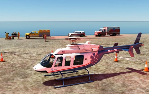 LA County Beach Drowning Victim Medevac LZ