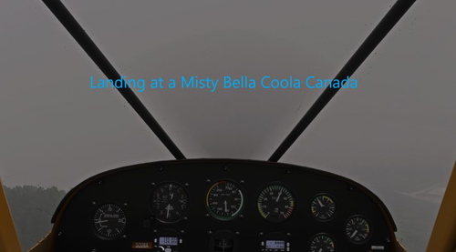 No.61, Landing at a Misty Bella Coola, Canada