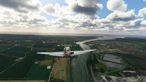 No.12, Landing at Le Touguet-Cote France LFAT