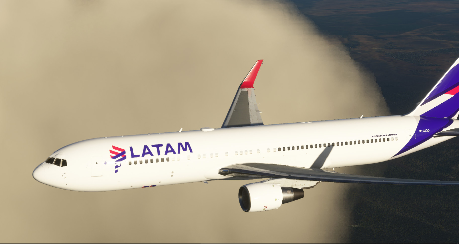 Latam Brasil | PT-MOD | CaptainSim 767-300ER | 8K - Image 1