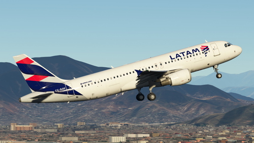 Latam Chile CC-BAV with Cabin - Fenix A320 8K