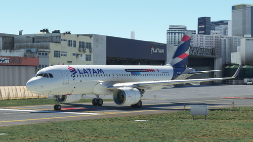 Latam Pass - (PR-XBE) - 8k-resolution - FlyByWire A32NX