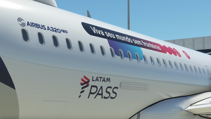 Latam Pass - (PR-XBE) - 8k-resolution - FlyByWire A32NX thumbnail 2