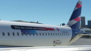 Latam Pass - (PR-XBE) - 8k-resolution - FlyByWire A32NX thumbnail 6
