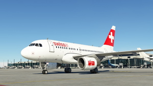 LATINVFR A318 Swiss Air Livery thumbnail 1