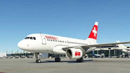LATINVFR A318 Swiss Air Livery