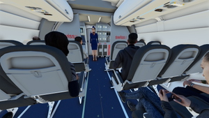 LATINVFR A318 Swiss Air Livery thumbnail 4