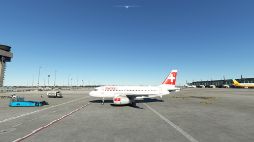LATINVFR A319 Swiss Air Livery