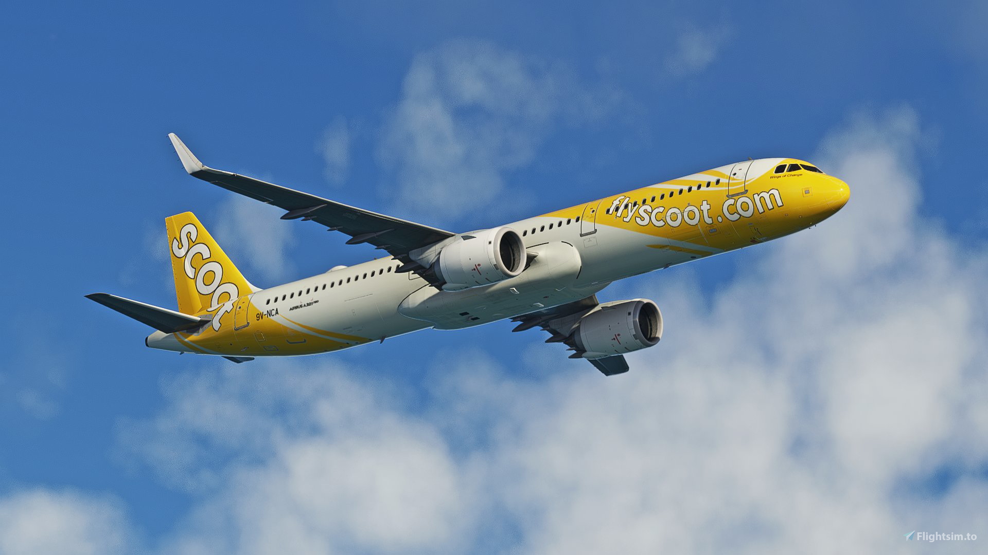 航空機・ヘリコプター Aviation 1:200 Flyscoot A321NEO 9V-NCA Aviation1:200 Scoot Airlines Airbus A321NEO Diecast Aircraft